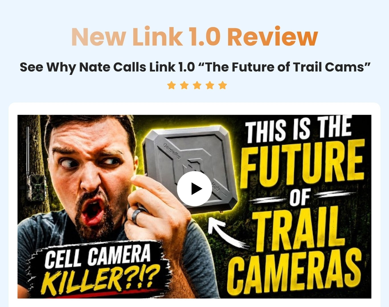 Link 1.0 trail camera review