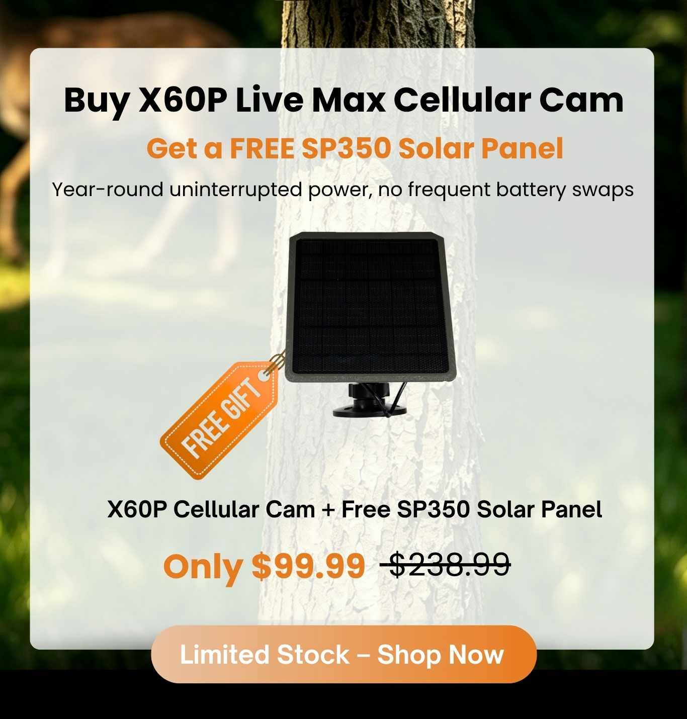 GardePro X60P Live Max Cellular Trail Camera
